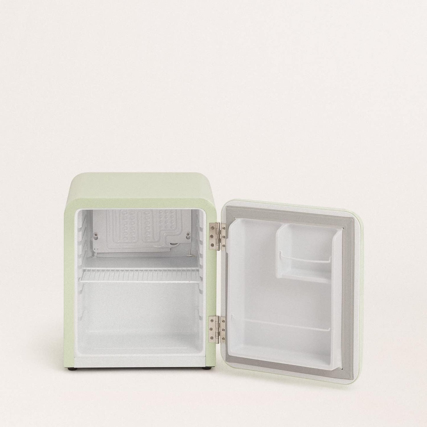 / RETRO FRIDGE 50 Wood/Réfrigérateur Vert Avec Poignée Bois/Pratique Et Fonctionnel, Matériaux Résistants