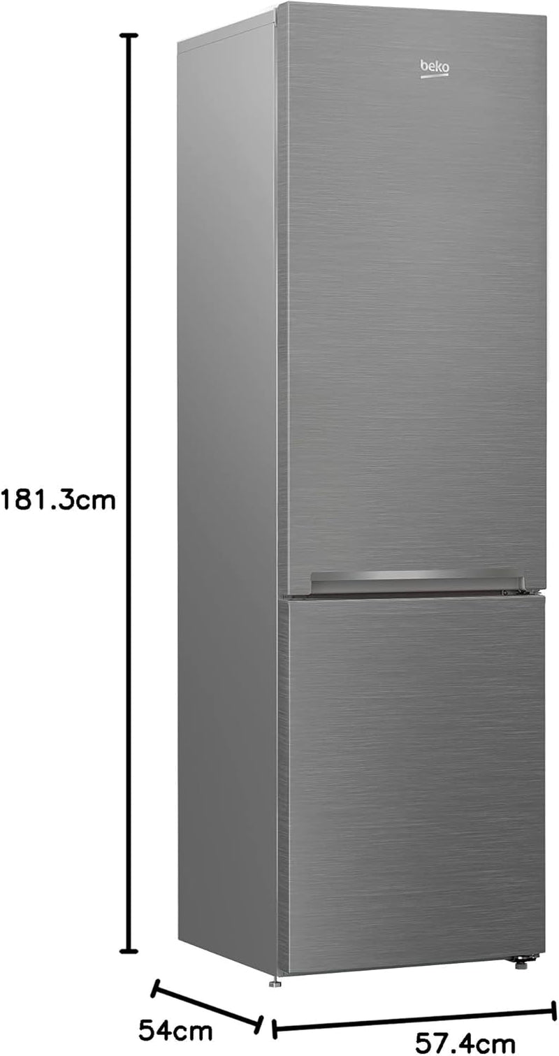 Beko RCSA300K30SN Réfrigérateur-Congélateur Autoportante 294 L F Argent